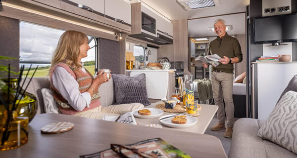 Swift Conqueror touring caravan