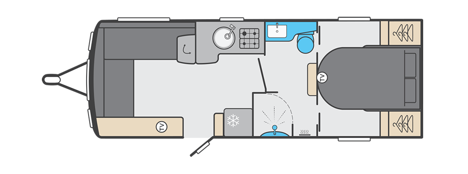 Challenger Grande 650L Exclusive floorplan