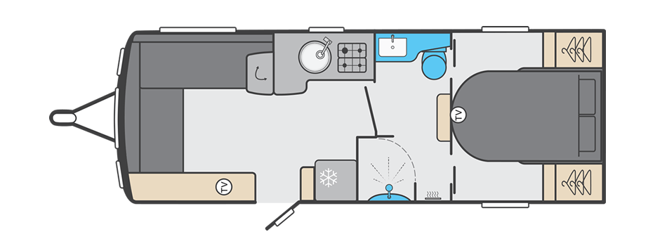 Challenger Grande 650L floorplan