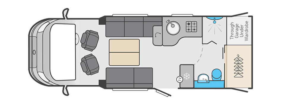 Escape 640 floorplan