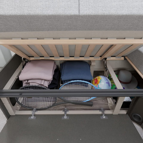 2025 Sprite Major 4 SB Exclusive Underseat Storage