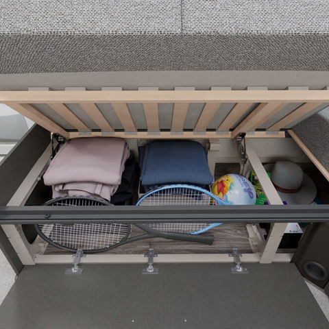 2025 Sprite Major 4EB Underseat Storage