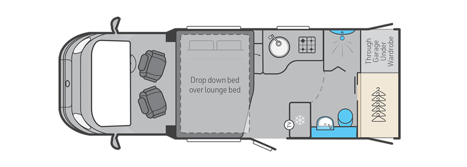 Escape 640 floorplan