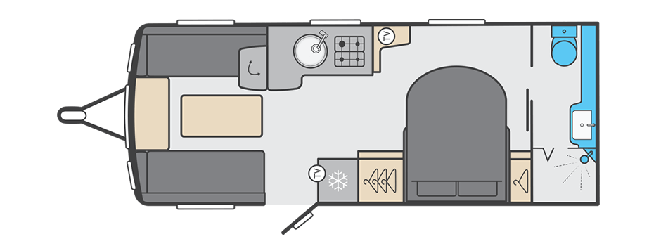 Challenger Grande 580 floorplan