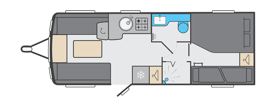 Challenger Grande 670 Exclusive floorplan