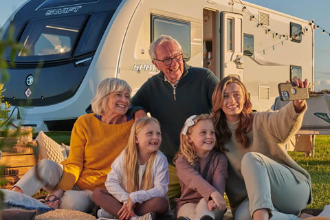 Swift present an exciting line-up of touring caravans for 2025 season