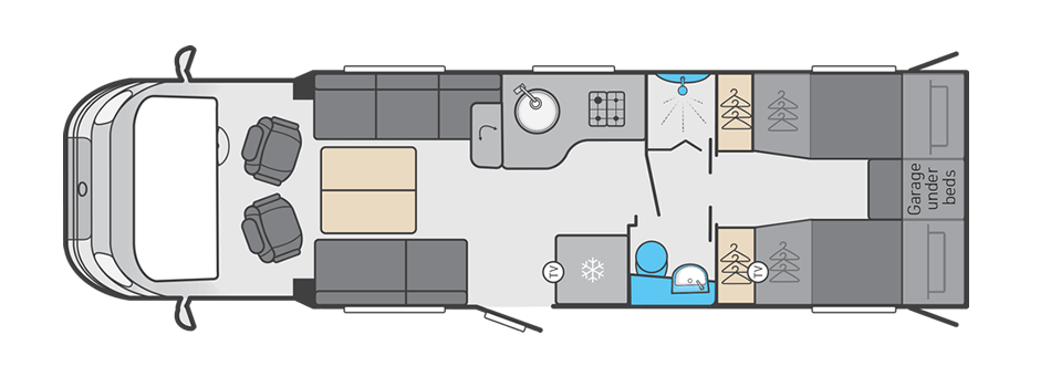 Kon-Tiki 884 floorplan