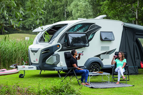 What are the lightest Swift touring caravans?