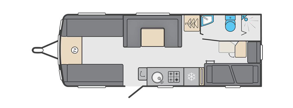 Sprite Grande Quattro DB floorplan