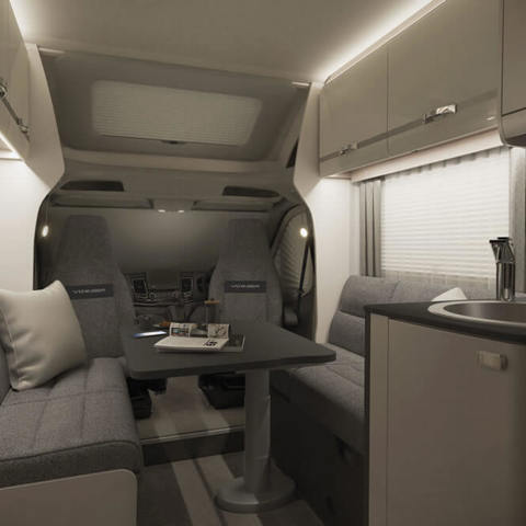 2025 Voyager 594 Front Lounge Night