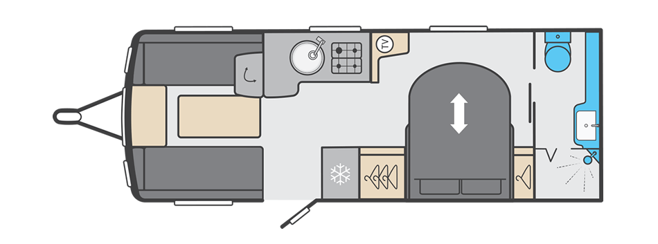 Challenger 580 Exclusive floorplan