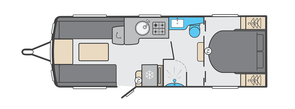 Challenger 650 Exclusive floorplan