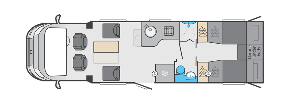 Kon-Tiki 884 floorplan