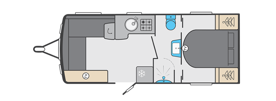 Challenger Grande 560L Exclusive floorplan