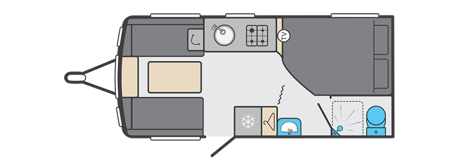 Sprite Alpine 4 floorplan