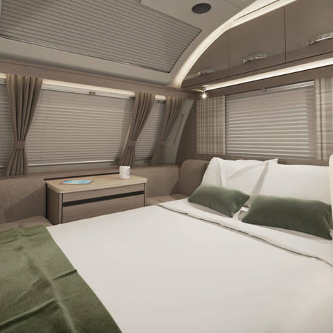 2025 Challenger 580 Bed Made Up Night