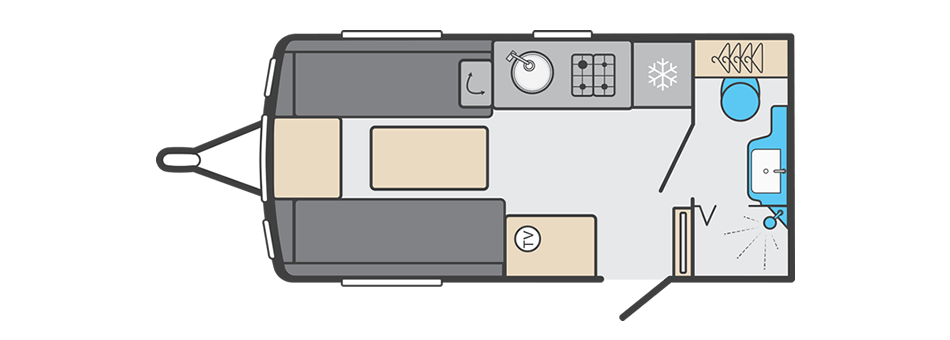 Sprite Alpine 2 floorplan